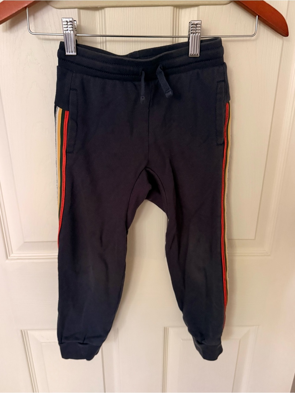 Tea Brand Navy Jogger Pants with stripes